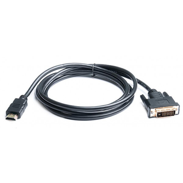 Фото - Кабель HDMI - DVI REAL-EL HDMI-DVI M-M 1.8m Black Фото - Кабель HDMI - DVI REAL-EL HDMI-DVI M-M 1.8m Black