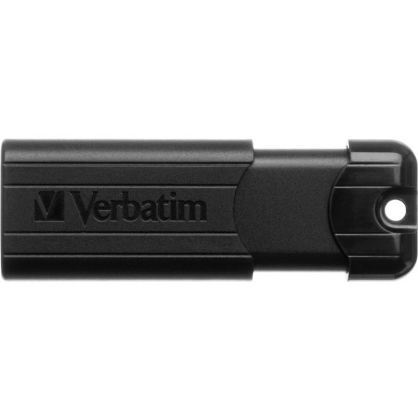 Фото - Флеш USB Verbatim 64GB PinStripe Black USB 3.0 (49318)