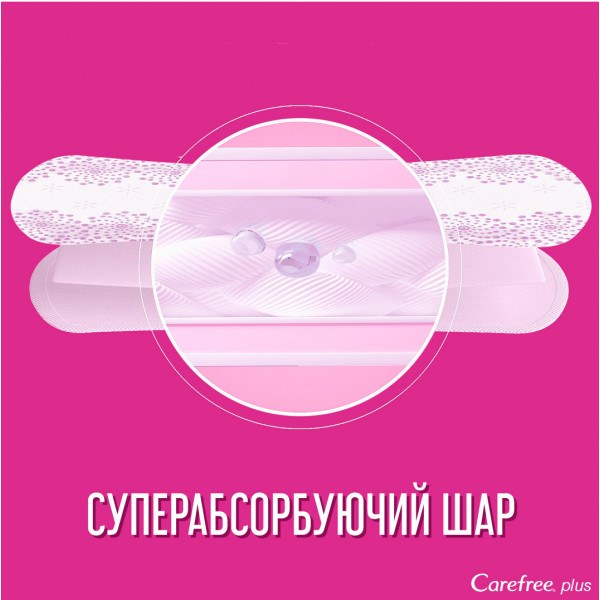 Фото - Прокладки гігієнічні Carefree Plus Large Fresh 20 шт. (3574661487564)