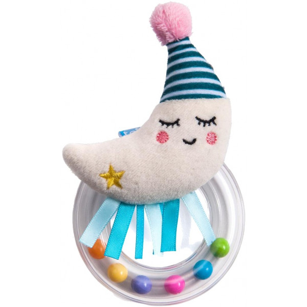 Фото - Брязкальце Taf Toys Сонний місяць (12065) Фото - Брязкальце Taf Toys Сонний місяць (12065)
