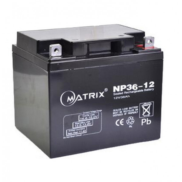 Фото - Аккумулятор для ИБП Matrix 12V 36AH (NP36-12)