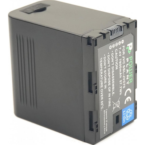 Фото - Аккумулятор для фотокамеры PowerPlant JVC SSL-JVC70 7800mAh (CB970063)