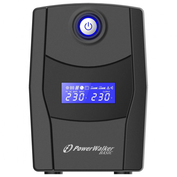 Фото - Джерело безперебійного живлення PowerWalker VI 600 STL (10121072)