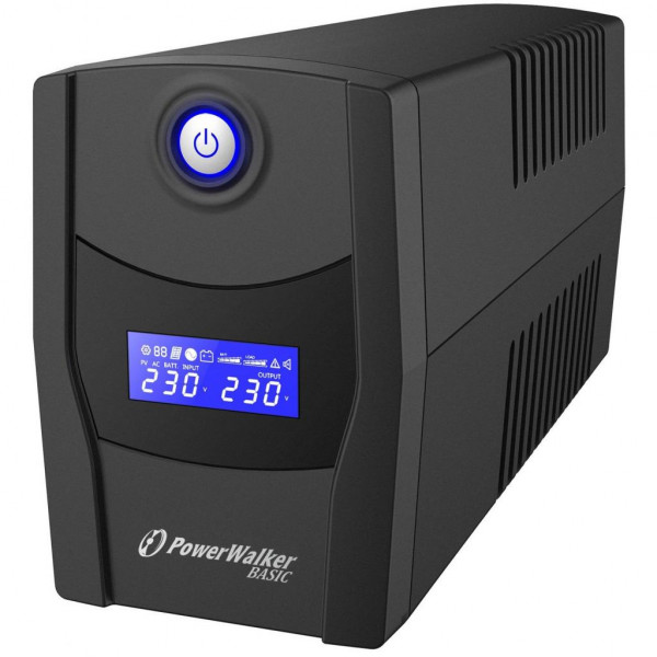 Фото - Джерело безперебійного живлення PowerWalker VI 600 STL (10121072)