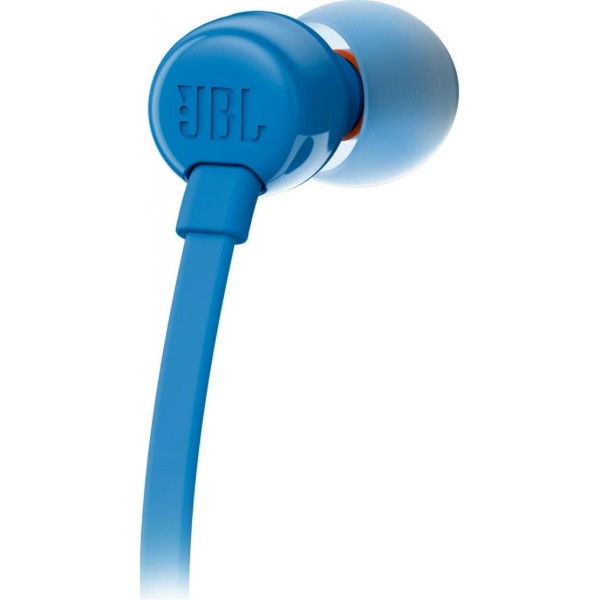 Фото - Навушники вкладиші JBL T110 Blue (JBLT110BLU)