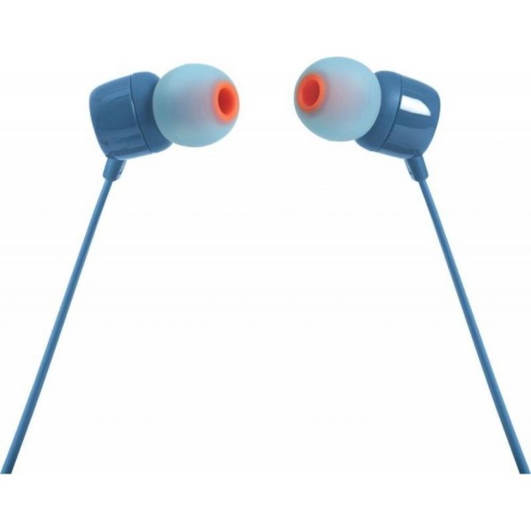 Фото - Навушники вкладиші JBL T110 Blue (JBLT110BLU)