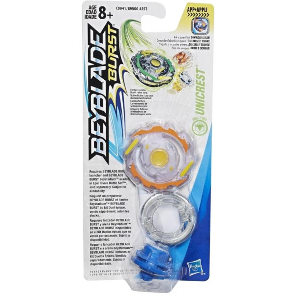 Фото - Волчок Hasbro Beyblade Single Top Unicrest (B9500_C0941) Фото - Волчок Hasbro Beyblade Single Top Unicrest (B9500_C0941)