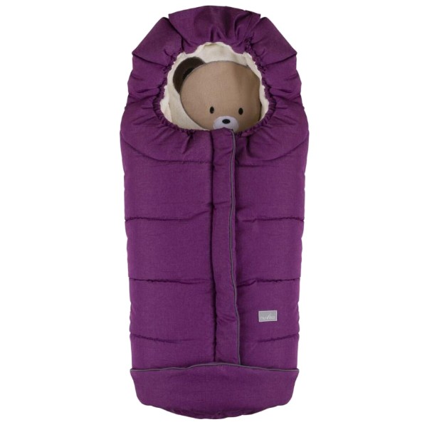 Фото - Конверт для коляски Nuvita 9605 Сuccioli Junior сиреневый/мишка/бежевый (NV9605CUCCIOLOJRMELLIL)