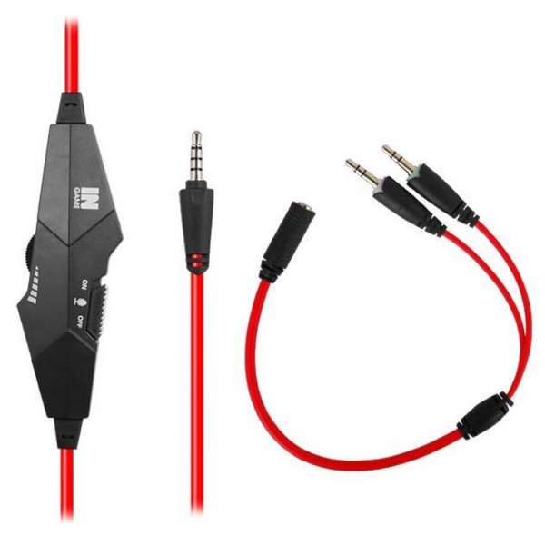 Фото - Гарнитура проводная игровая Gemix N1 Black-Red