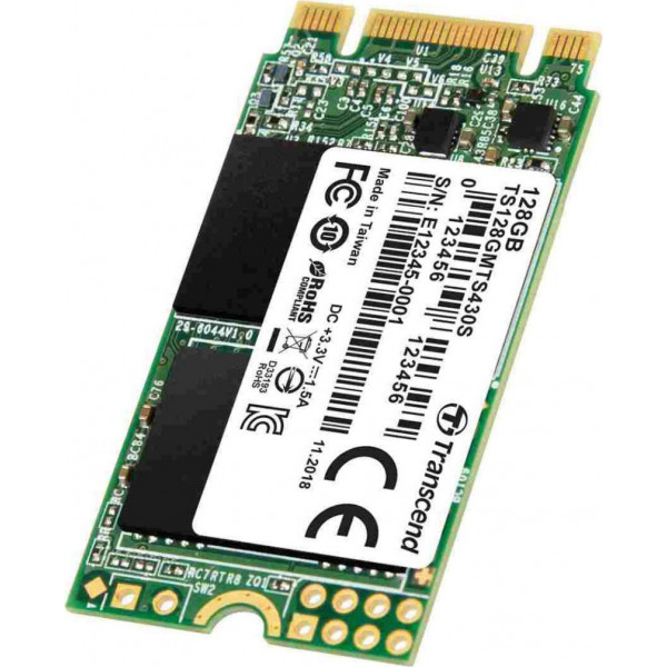 Фото - SSD-накопичувач внутрішній Transcend M.2 2242 128GB (TS128GMTS430S)