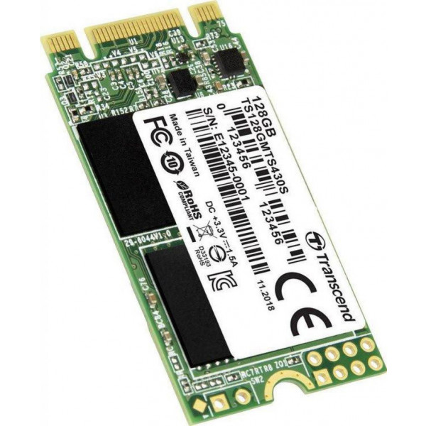 Фото - SSD-накопичувач внутрішній Transcend M.2 2242 128GB (TS128GMTS430S)