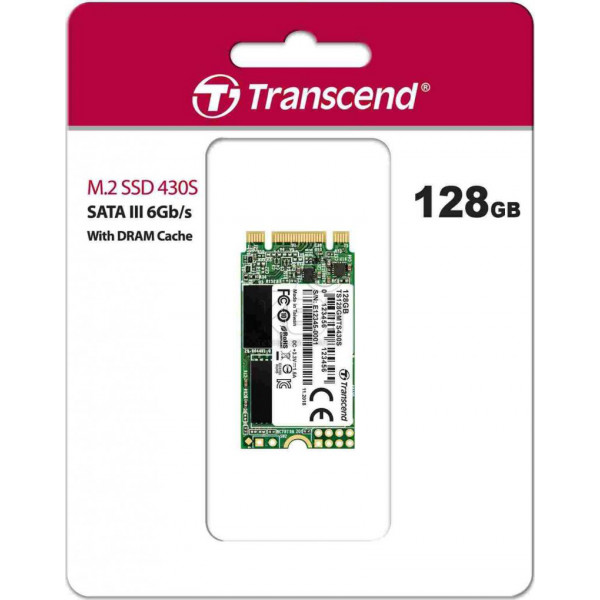 Фото - SSD-накопичувач внутрішній Transcend M.2 2242 128GB (TS128GMTS430S)