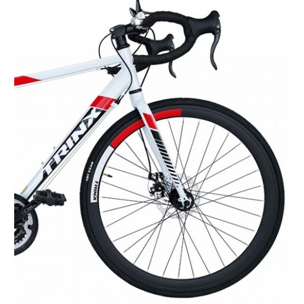 Фото - Двухколёсный велосипед Trinx Tempo 1.1 700Cx500 mm White/Black/Red (10030046)