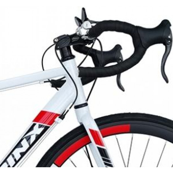 Фото - Двухколёсный велосипед Trinx Tempo 1.1 700Cx500 mm White/Black/Red (10030046)
