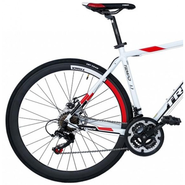 Фото - Двухколёсный велосипед Trinx Tempo 1.1 700Cx500 mm White/Black/Red (10030046)