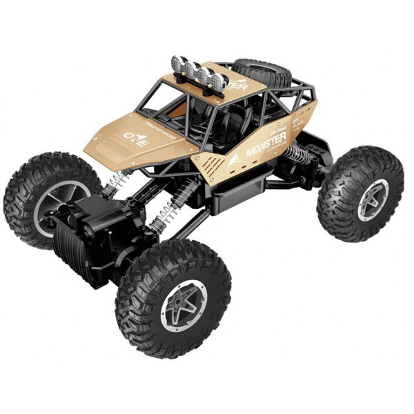 Фото - Радиоуправляемая машинка Sulong Toys Off-Road Crawler – Force (золотой, аккум. 7.2V, метал. корпус) (SL-122RHG)