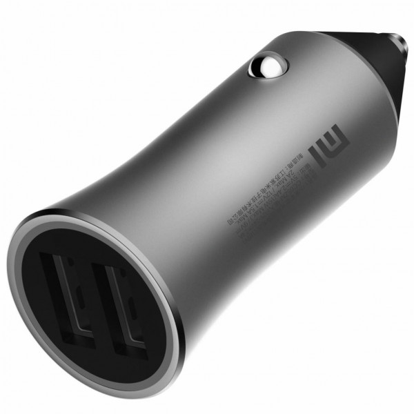 Фото - Автомобільний зарядний пристрій Xiaomi Mi Car Charger Pro Silver (446553)