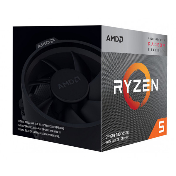 Фото - Процессор AMD Ryzen 5 3400G (YD3400C5FHBOX)