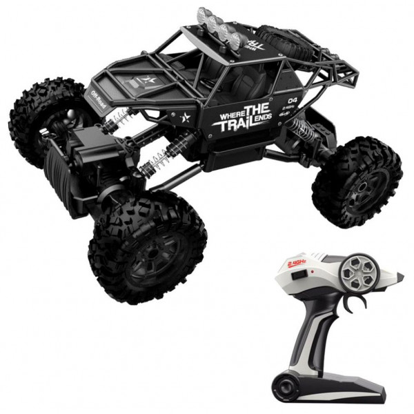 Фото - Радіокерована машинка
 Sulong Toys Off-Road Crawler – Where The Trail Ends (матов.черн., аккум.7.2V, мет.корпус) (SL-121RHMBl)