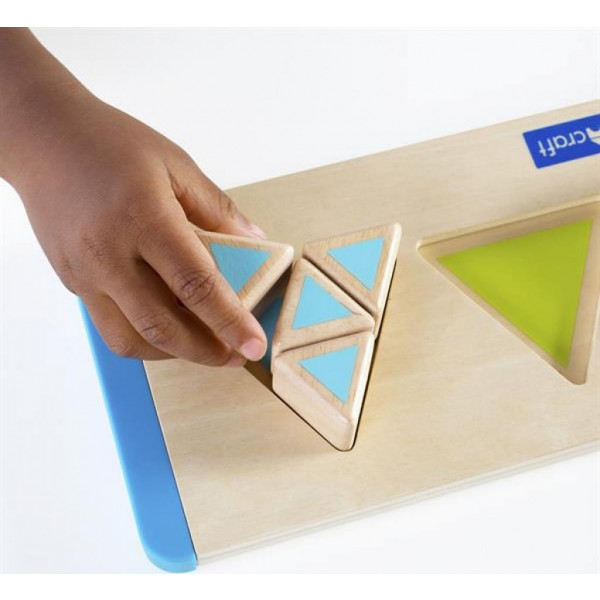 Фото - Сортер Guidecraft Manipulatives Трикутники (G6745)