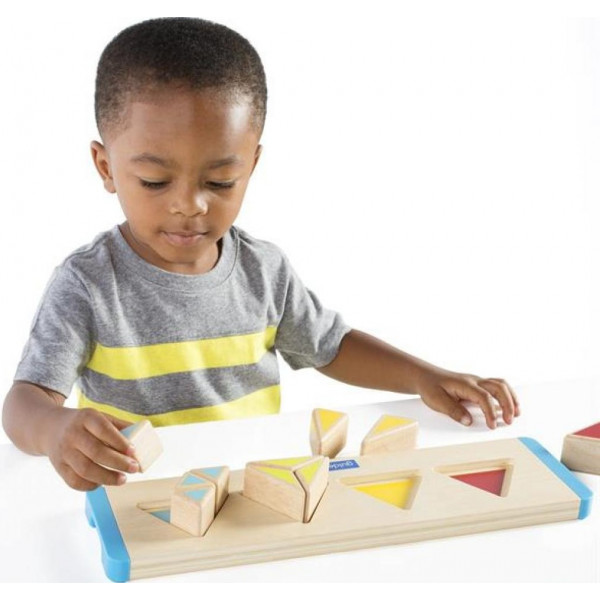 Фото - Сортер Guidecraft Manipulatives Трикутники (G6745)