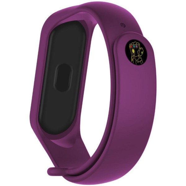 Фото - Ремешок для фитнес-браслета Armorstandart Superhero Edition for Xiaomi Mi Band 4/3 Thanos Violet (ARM55064)