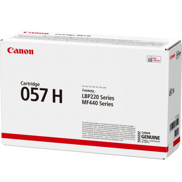 Фото - Картридж для лазерних принтерів/БФП Canon 057H LBP223dw/226dw/228x/MF443dw/445dw/446X/MF449X Black (10000 стор) (3010C002)