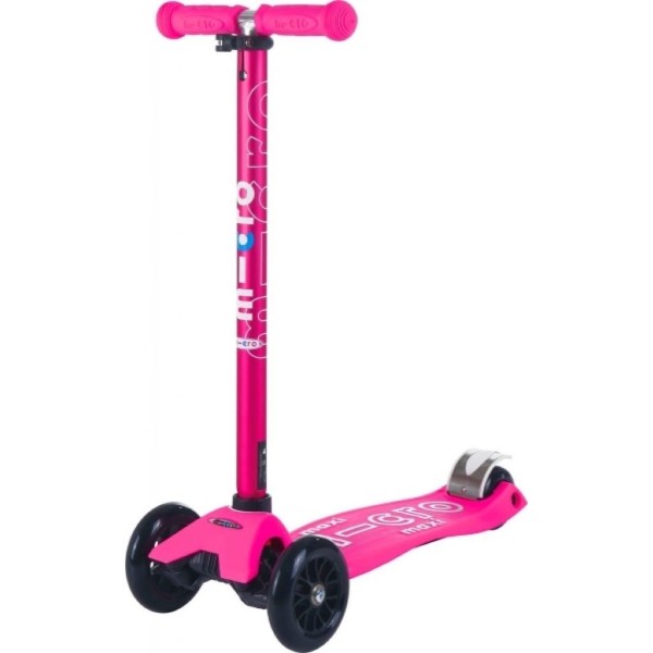 Фото - Трёхколёсный самокат Micro Maxi Deluxe Shocking Pink (MMD035)
