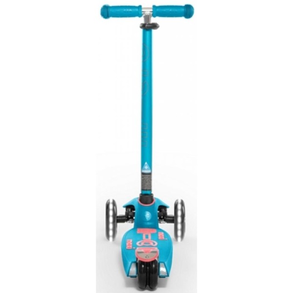 Фото - Триколісний самокат Micro Maxi Deluxe Aqua LED (MMD078)
