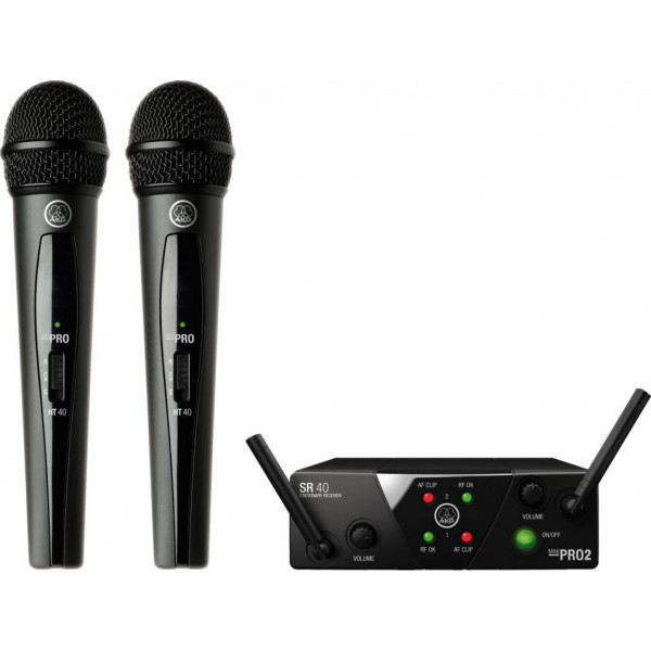 Фото - Микрофон вокальный беспроводной AKG WMS40 Mini2 Vocal Set BD ISM2/3 EU/US/UK Фото - Микрофон вокальный беспроводной AKG WMS40 Mini2 Vocal Set BD ISM2/3 EU/US/UK
