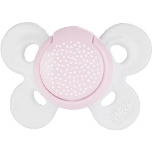 Фото - Ортодонтическая пустышка Chicco Physio Comfort 0-6 мес 2 шт. розовая (74931.11.00.00)