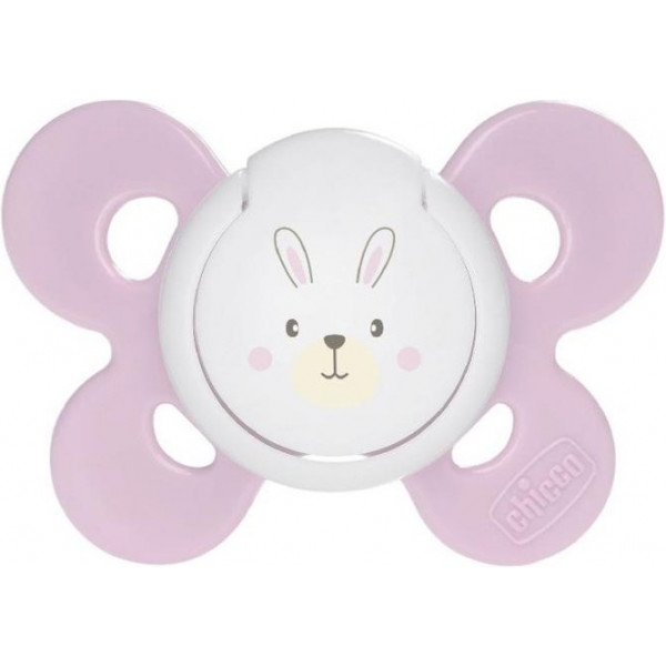 Фото - Ортодонтическая пустышка Chicco Physio Comfort 0-6 мес 2 шт. розовая (74931.11.00.00)