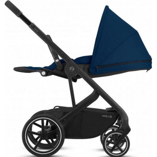Фото - Коляска прогулянкова Cybex Balios S Lux SLV Navy Blue navy blue (з бампером)