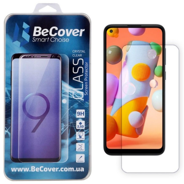 Фото - Защитное стекло для смартфона BeCover for Samsung Galaxy M11 SM-M115 Crystal Clear Glass (704849)