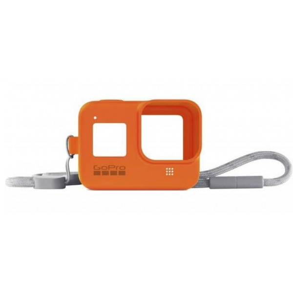 Фото - Чохол для екшн-камери GoPro Sleeve&Lanyard Orange for HERO 8 (AJSST-004)