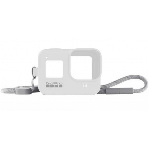 Фото - Чохол для екшн-камери GoPro Sleeve&Lanyard White for HERO 8 (AJSST-002)