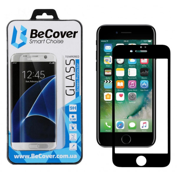 Фото - Захисне скло для смартфону BeCover Apple iPhone 7/8/SE 2020 3D Black (701040)