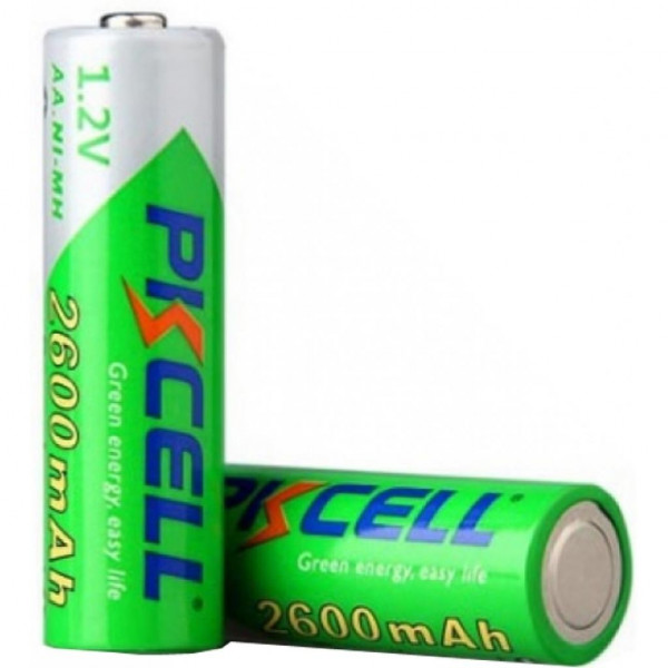 Фото - Акумулятор тип AA PKCELL R6 NiMH 2600mAh 2 шт. (PC/AA2600-2BA)