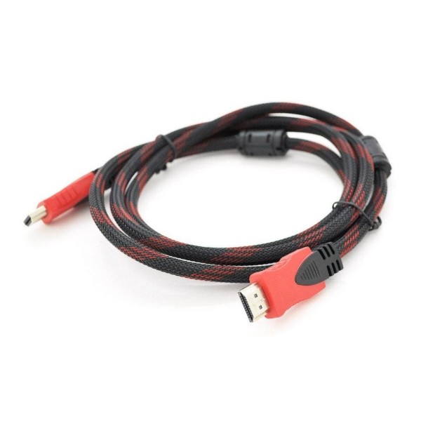 Фото - Кабель HDMI Merlion HDMI to HDMI 3.0m v1.4 Black/Red (YT-HDMI(M)/(M)NY/RD-3.0m)