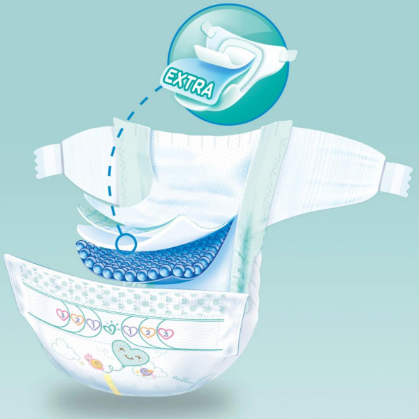 Фото - Одноразові підгузки Pampers New Baby Mini Розмір 2 (4-8 кг) 43 шт. (8001090910127)