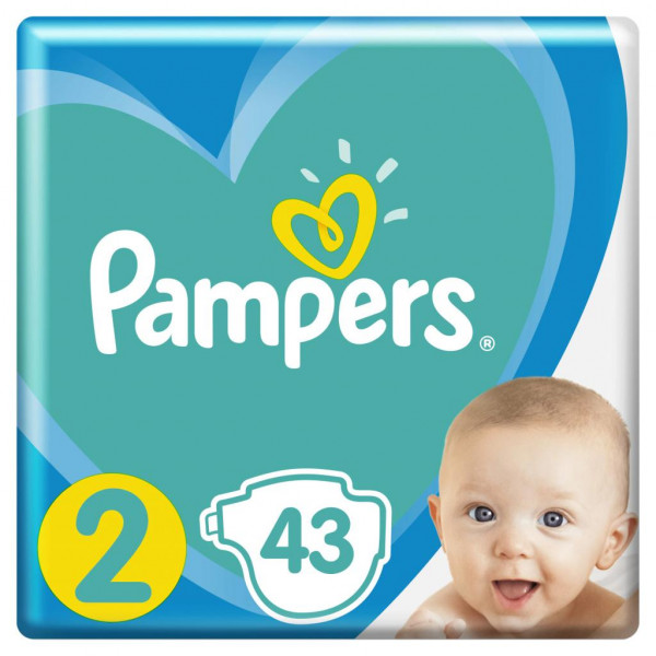 Фото - Одноразові підгузки Pampers New Baby Mini Розмір 2 (4-8 кг) 43 шт. (8001090910127)