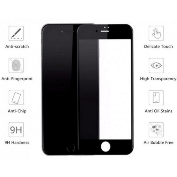 Фото - Захисне скло для смартфону Drobak Apple iPhone 8 Black (121262)