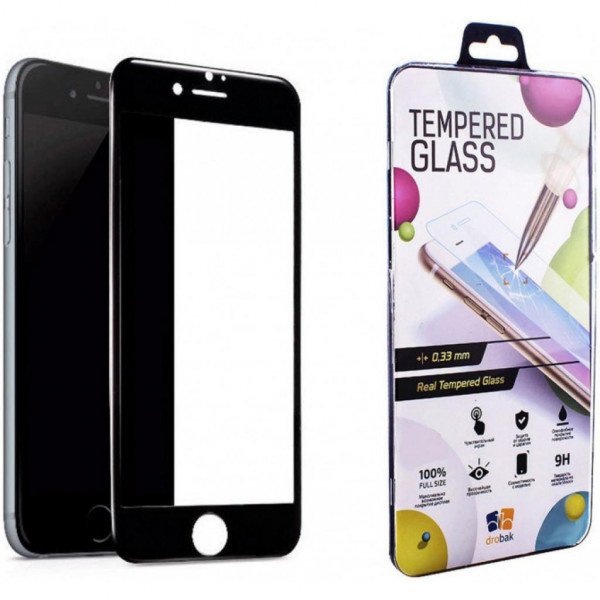 Фото - Захисне скло для смартфону Drobak Apple iPhone 8 Black (121262)