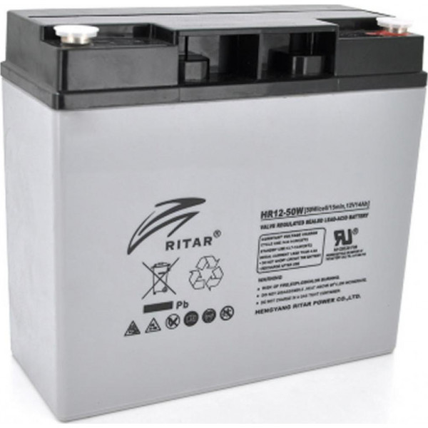 Фото - Акумулятор для ДБЖ Ritar 12V-14.0Ah (HR1250W) Фото - Акумулятор для ДБЖ Ritar 12V-14.0Ah (HR1250W)