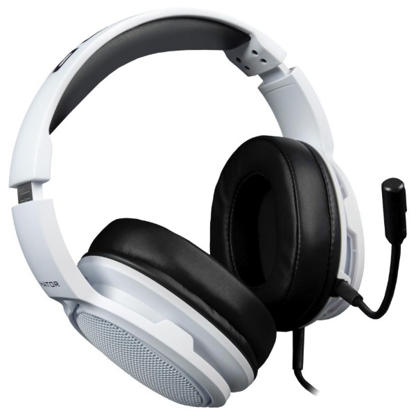 Фото - Гарнитура проводная игровая Hator Hellraizer White (HTA-814)