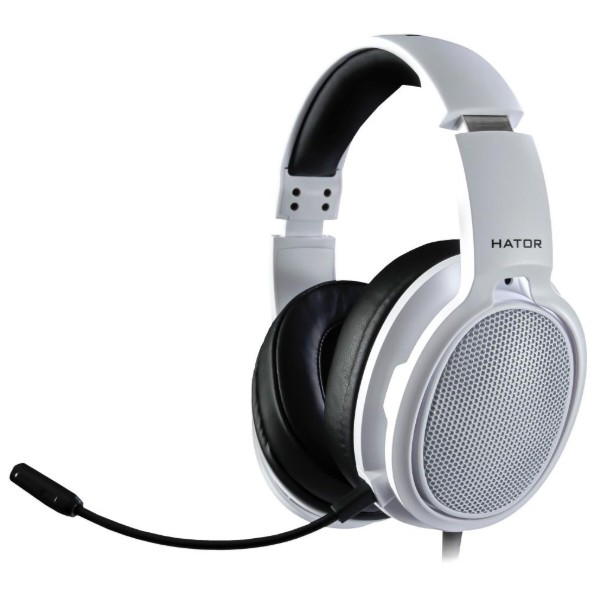 Фото - Гарнитура проводная игровая Hator Hellraizer White (HTA-814)