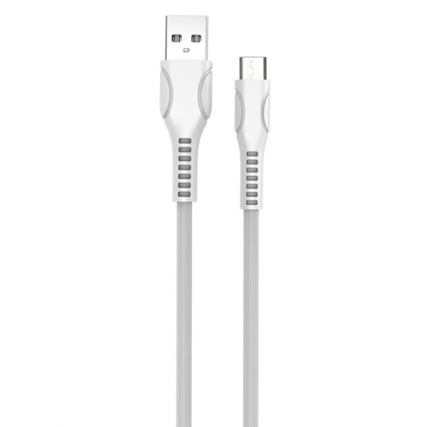 Фото - Кабель Colorway USB 2.0 AM to Micro 5P 1.0m Line-Drawing White (CW-CBUM028-WH)