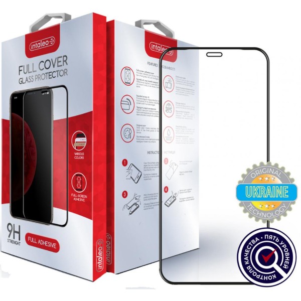 Фото - Защитное стекло для смартфона Intaleo Full Glue Apple iPhone 12 Pro Max Black (1283126506437)