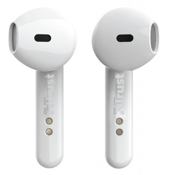 Фото - Наушники вкладыши беспроводные TWS Trust Primo Touch True Wireless Mic White (23783)