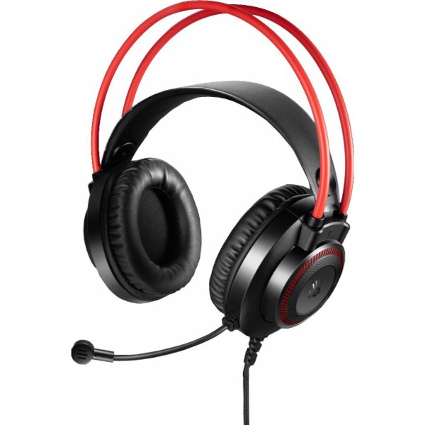 Фото - Гарнітура дротова ігрова Bloody G200S Black/Red